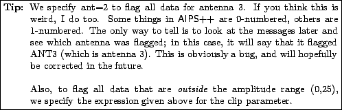 \fbox{\parbox{0.9\textwidth}{
\small\begin{description}\vspace{-1.5\topsep}\item...
...ssion given above for the clip parameter.\vspace{-1.5\topsep}\end{description}}}