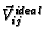 $\displaystyle \vec{V}_{ij}^{ideal}$
