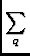 $\displaystyle \sum_{q}^{}$