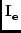 $ \bf I_{e}^{}$
