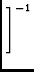 $\displaystyle \left.\vphantom{{\partial^2 \chi^2\over\partial \vec{\cal I}_k\partial \vec{\cal I}^T_k}}\right]^{-1}_{}$